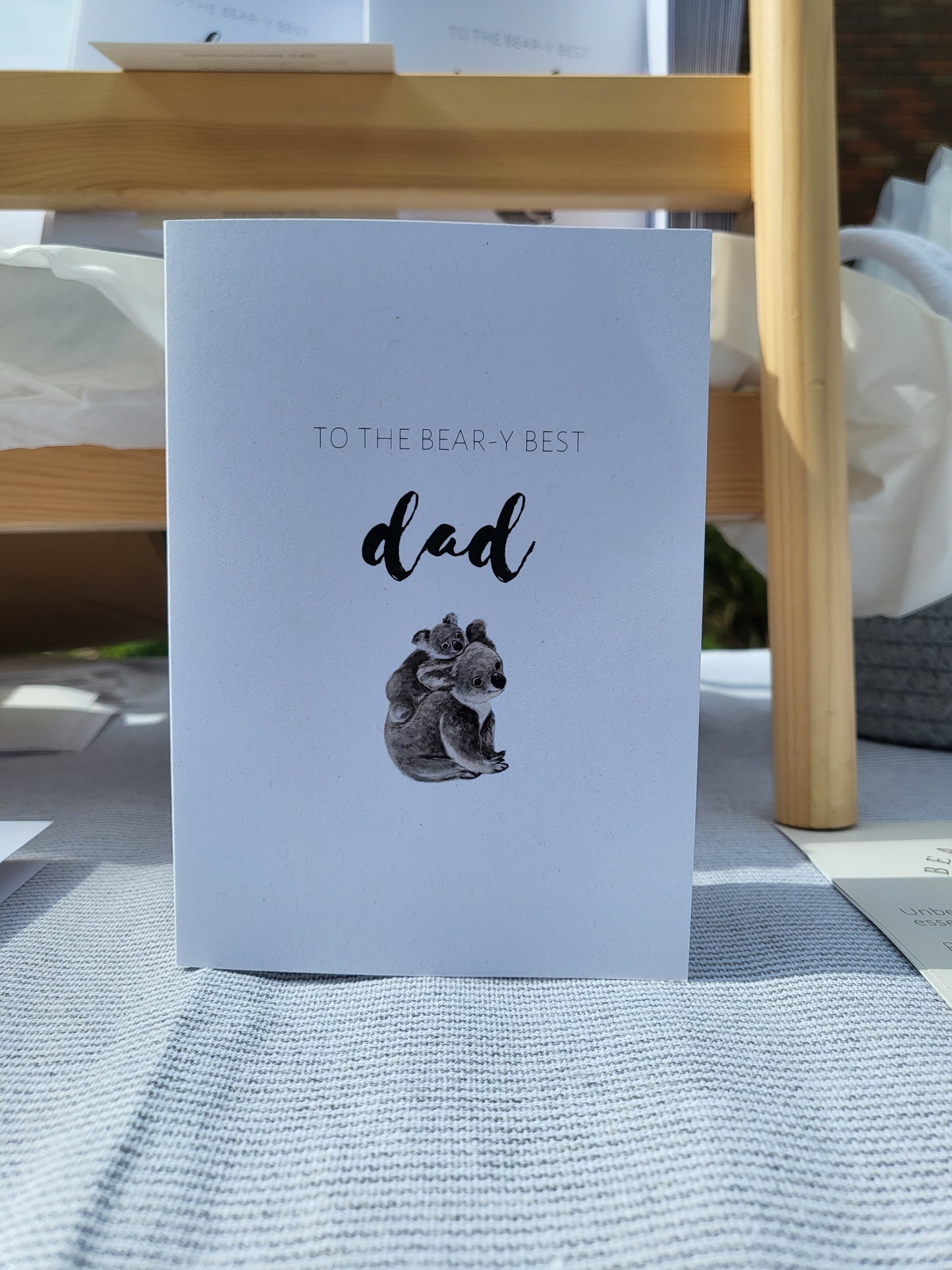 Bear-y best Dad card