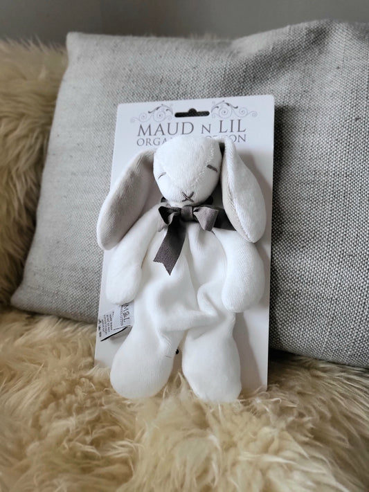 Organic Cotton Mini Bunny Comforter Toy - Maud n Lil
