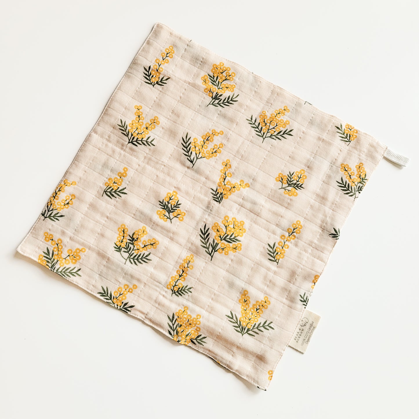 Organic Cotton Wash Cloth - Wattle