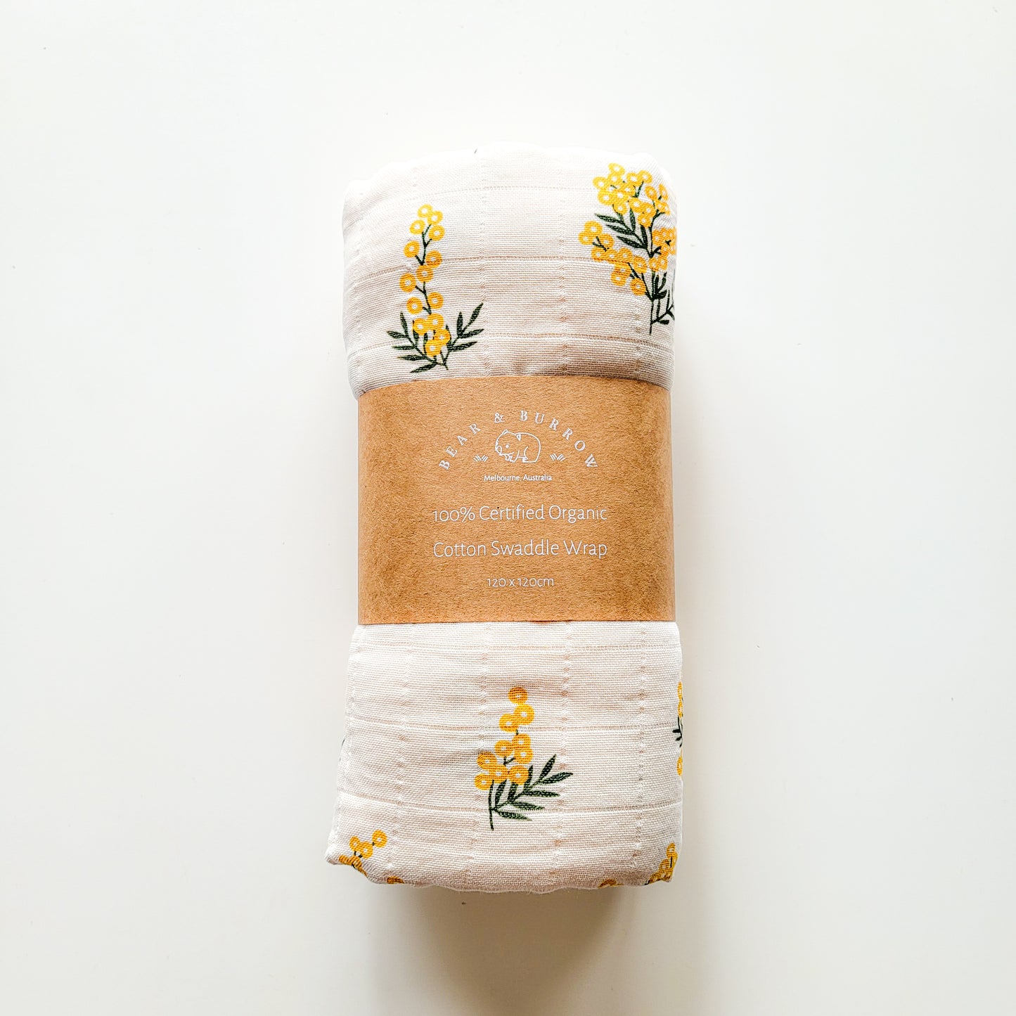 Organic Cotton Swaddle Wrap - Wattle