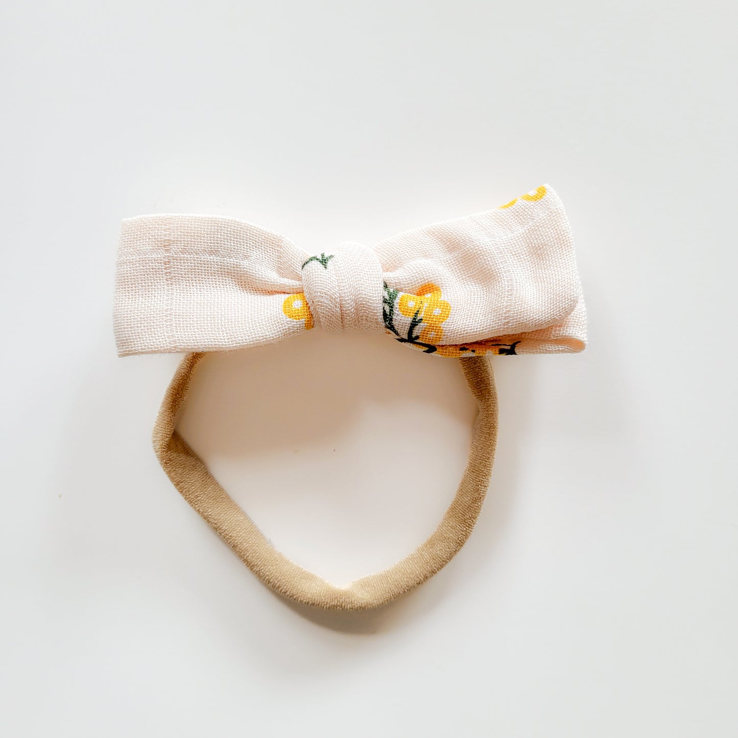 Bow headband - Wattle